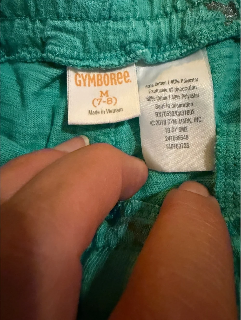 Gymboree Girls' Turquoise Casual Shorts Size M (7-8)